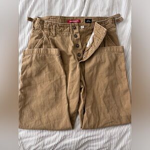 Yellow highrise pants